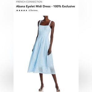 Abana Eyelit Midi Dress